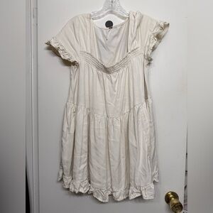 Free People Babydoll Dress – XS – Ivory / Cream